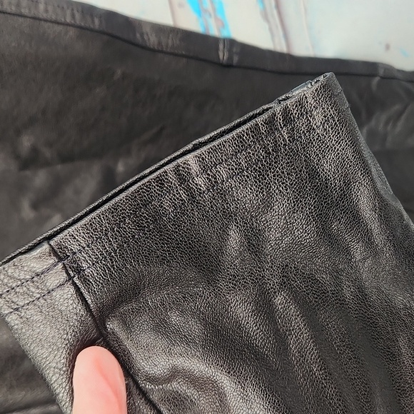 Spanx Leather Like Ankle Skinny Pants - Picture 4 of 9